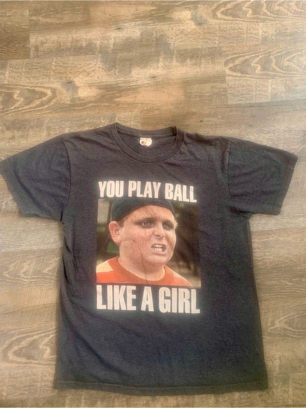 Bay Island Graphic Tee "You Play Ball Like a Girl" Sandlot